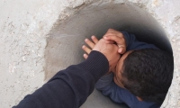 إنقاذ طفل (7 سنوات) بعد أن علق داخل مكعب اسمنتي في دالية الكرمل